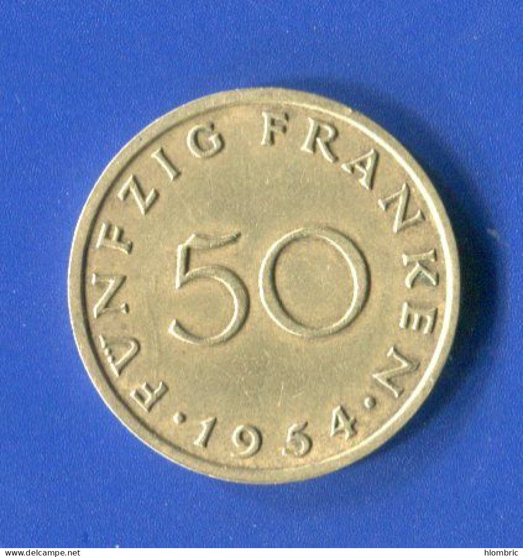 Sarre   50  Fr  1954 - 50 Franchi