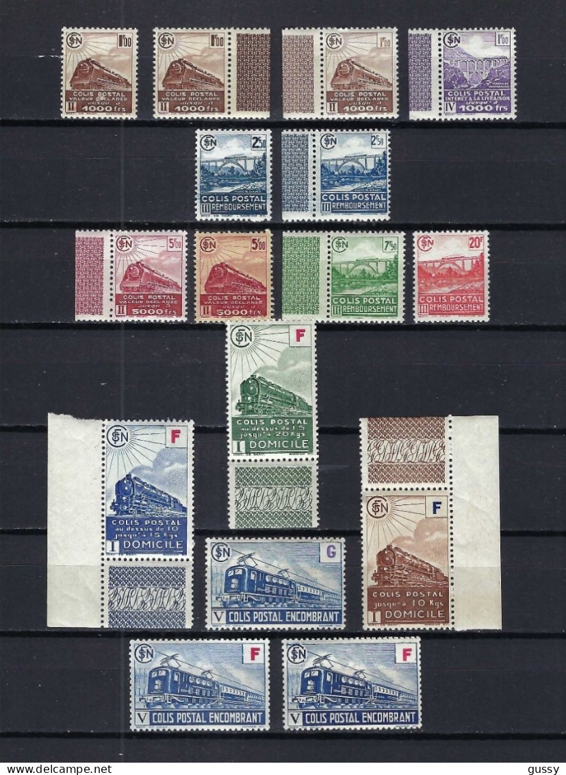 FRANCE Colis Postaux Ca.1942-45: Lot De Neufs** - Neufs