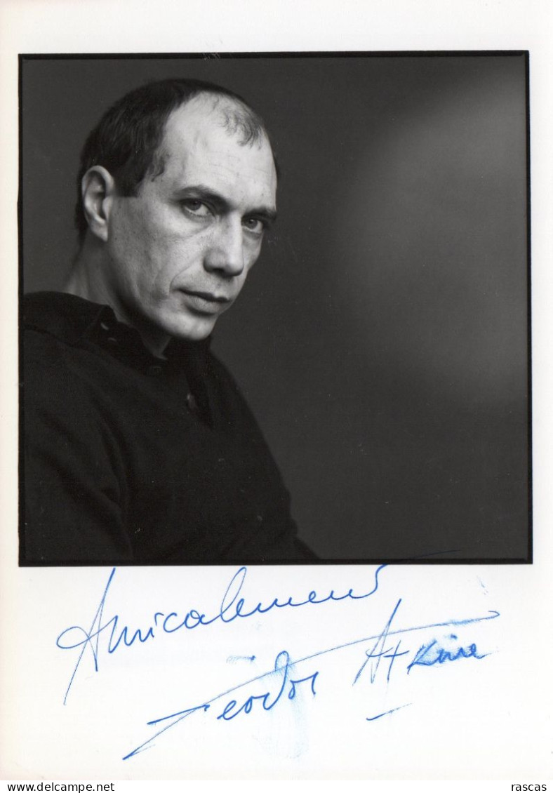 PHOTO GRAND FORMAT 1 - ENV 1 - CINEMA - THEATRE - PHOTO DEDICACEE DE L'ACTEUR FRANCAIS FEODOR ATKINE - Signed Photographs