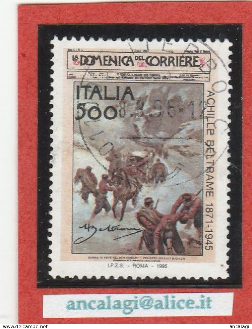 USATI ITALIA 1995 - Ref.0711 "ACHILLA BELTRAME" 1 Val. - - 1991-00: Gebraucht