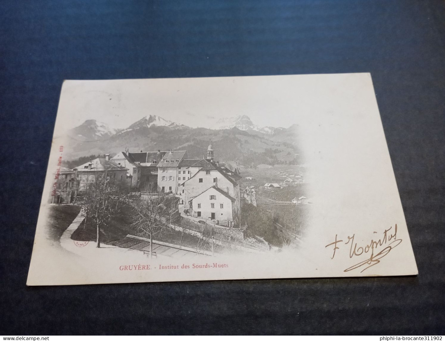 H12/286- INSTITUT SOURDS- MUETS - Gruyères