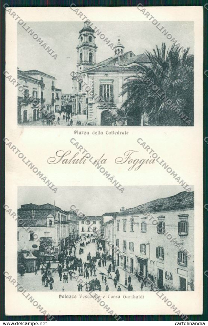 Foggia Città Saluti Da Cartolina QQ4769 - Foggia