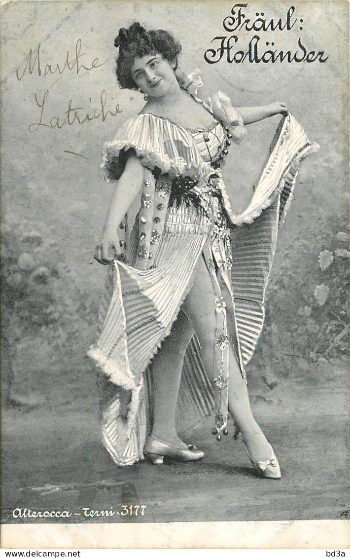   ARTISTE - FEMME  -  LADY -    FRÄUL HOLLÄNDER - ALTEROCCA - Artisti