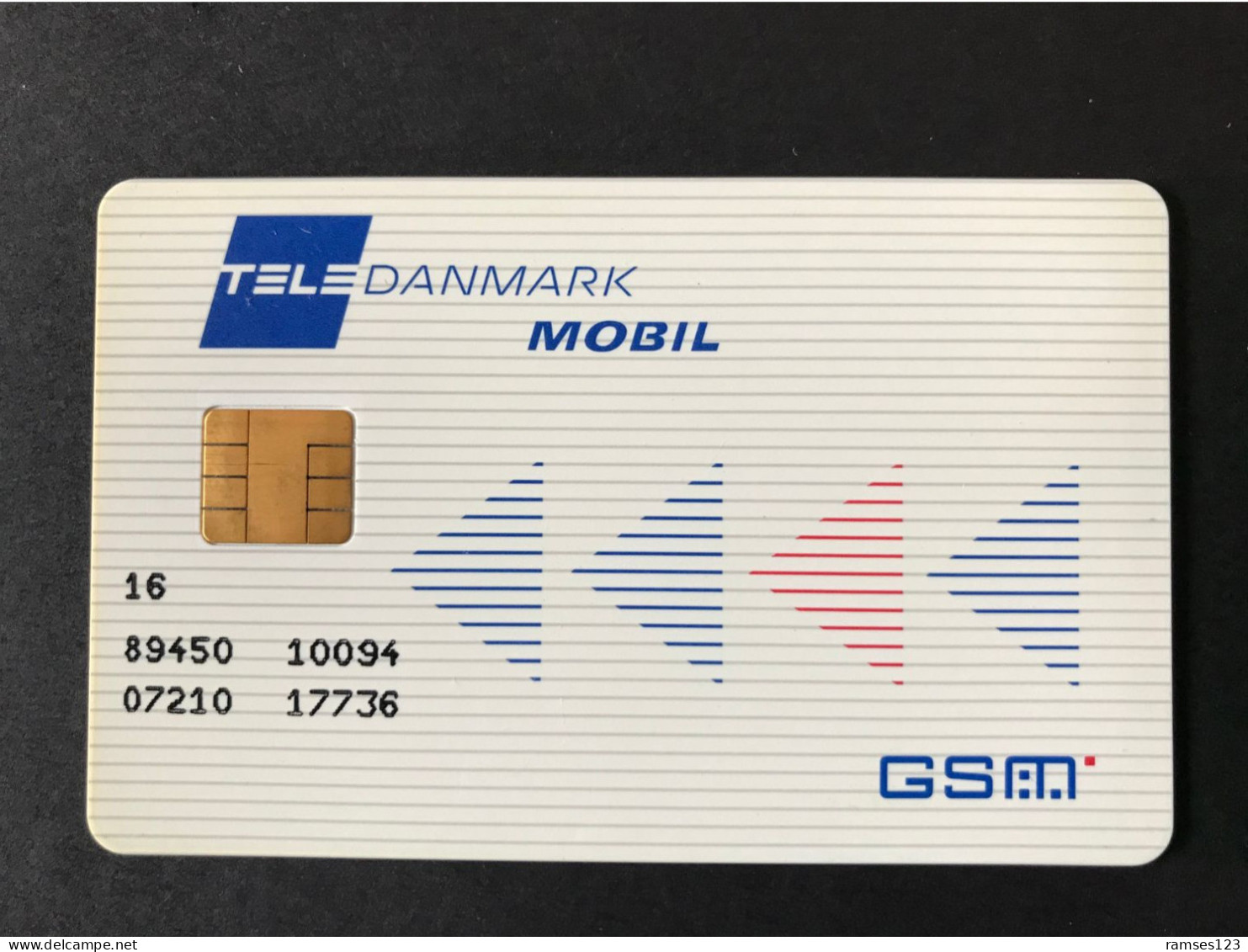 OLD   SIM GSM  DANEMARK  FULL SIZE - Dinamarca