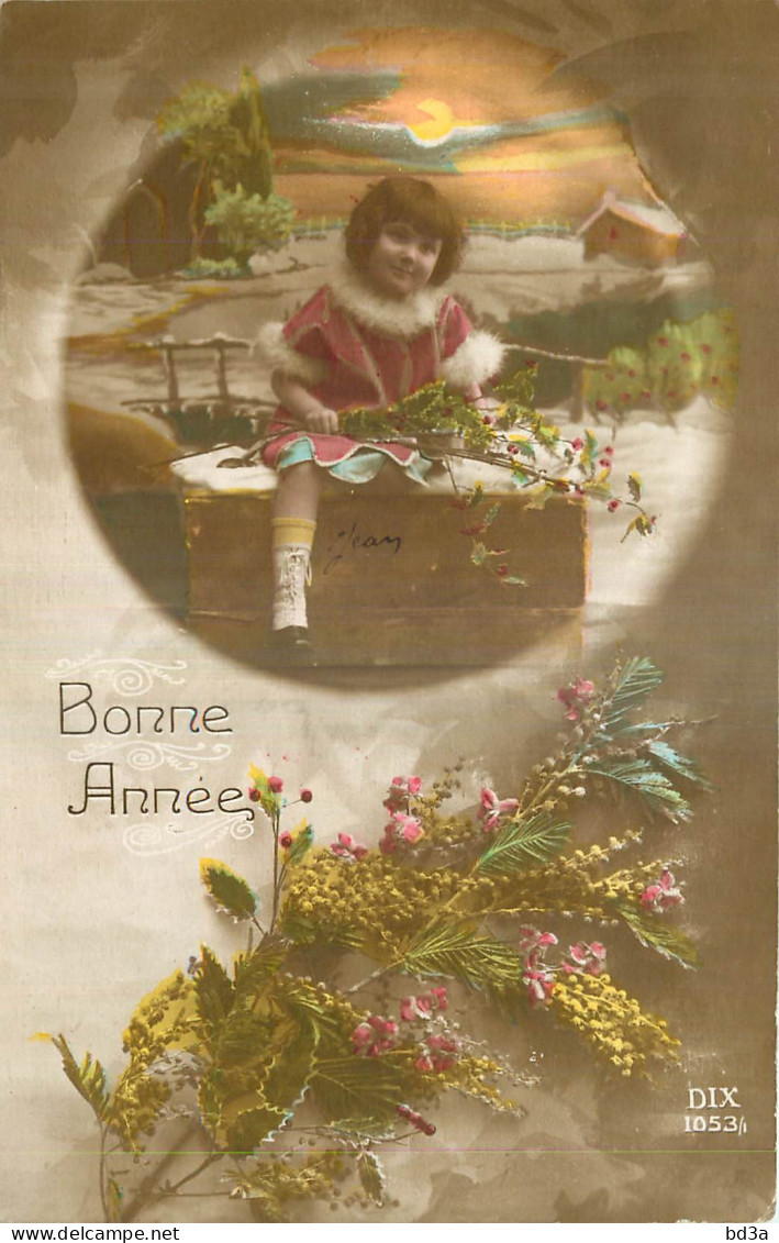 ENFANT - FILLETTE - LITTLE GIRL - MAEDCHEN - BONNE ANNEE    Jolie Fantaisie - Abbildungen