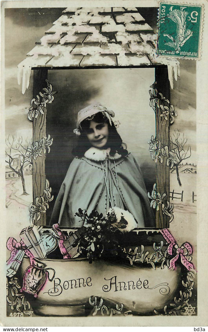 ENFANT -  FILLETTE - LITTLE GIRL - MAEDCHEN - BONNE ANNEE    Jolie Fantaisie - Abbildungen