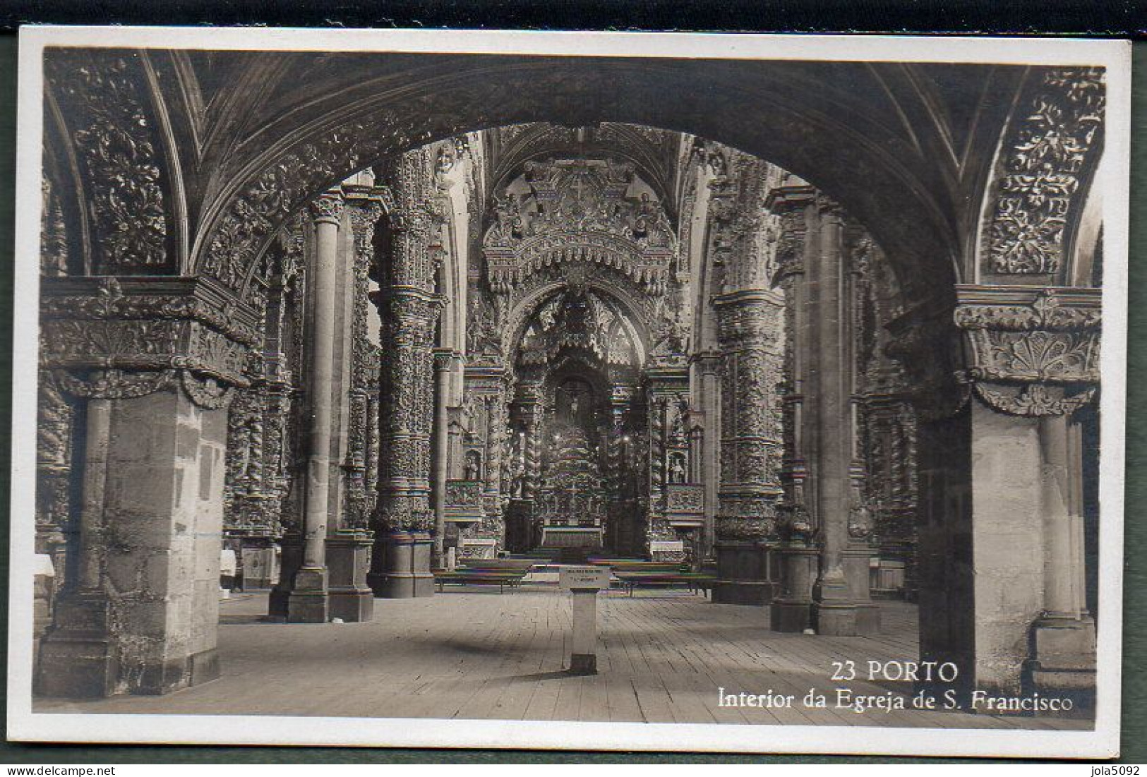 PORTUGAL - PORTO - Interior Da Egreja De S.Francisco - Porto