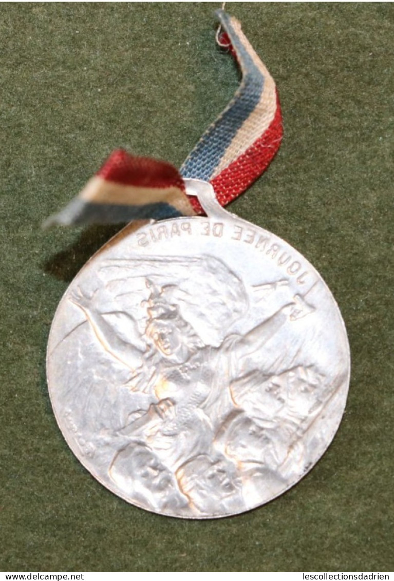 Médaille Française Journée De Paris14-18 - French Medal WWI Médaillette Journée - Bargas - Frankreich