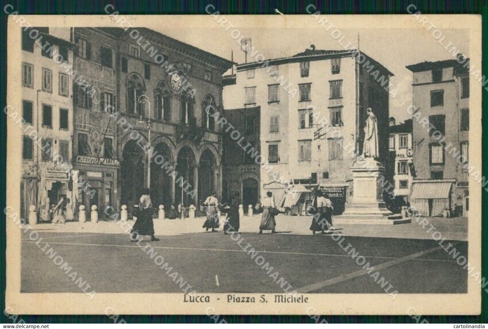 Lucca Città Piazza San Michele Cartolina WX1122 - Lucca