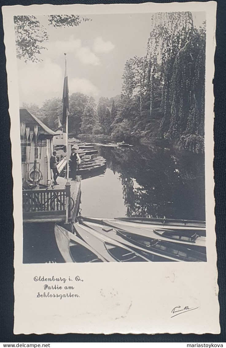 Oldenburg I. O., Partie Am Schlossgarten.Echte Photographie. - Oldenburg