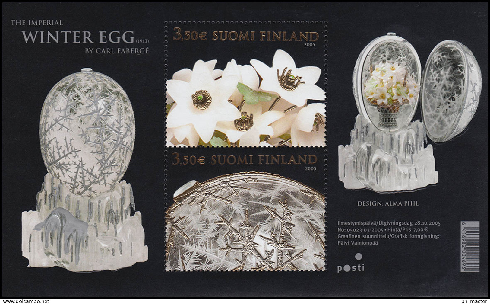 Finnland Block 38 Fabergé / Alma Pihl - Juwelierskunst 2005 ** / MNH - Altri & Non Classificati