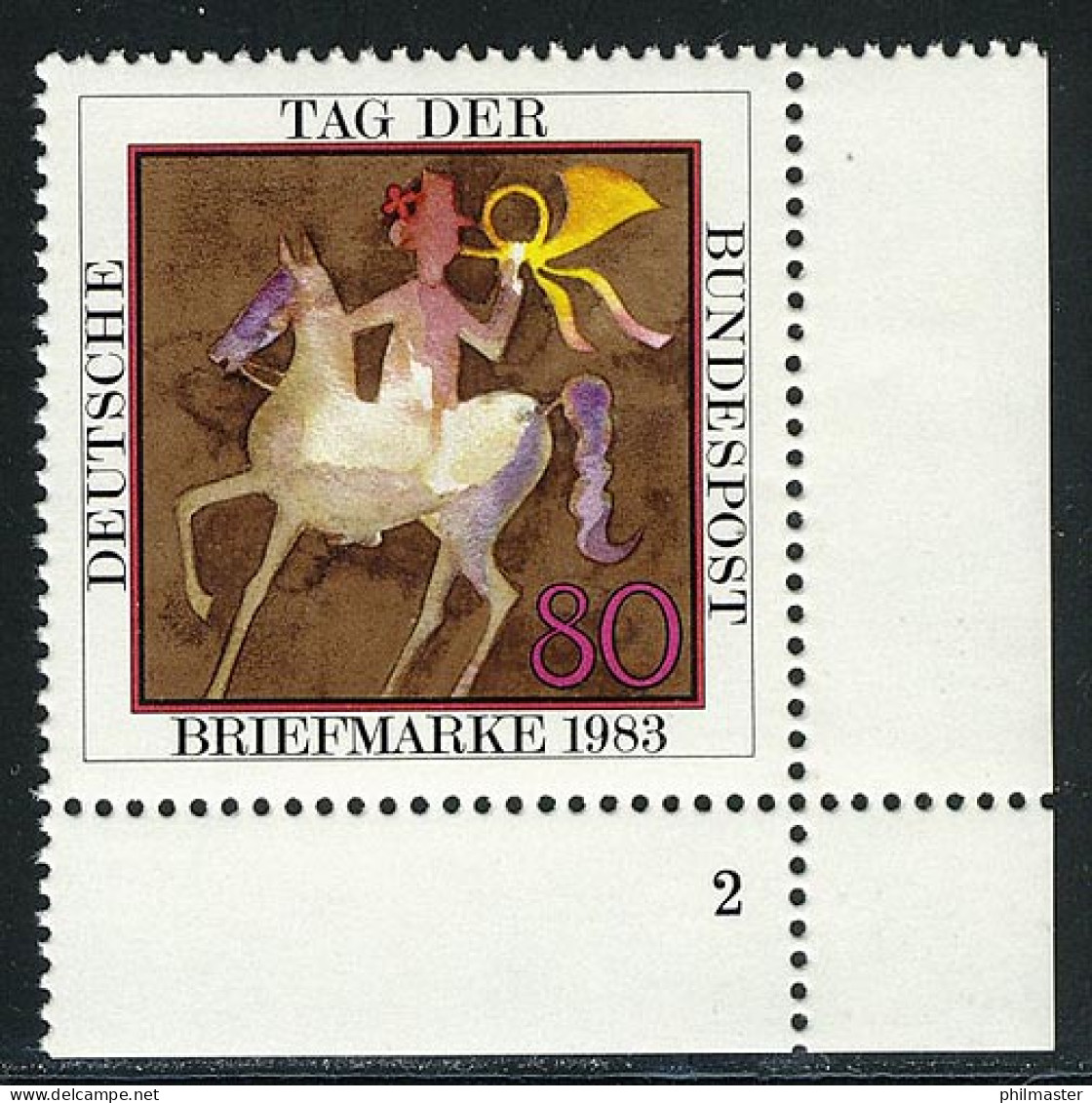 1192 Tag Der Briefmarke ** FN2 Dgz. - Unused Stamps