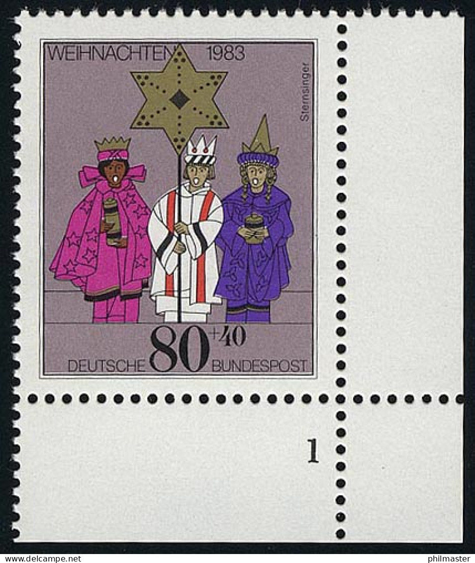 1196 Weihnachten ** FN1 - Unused Stamps