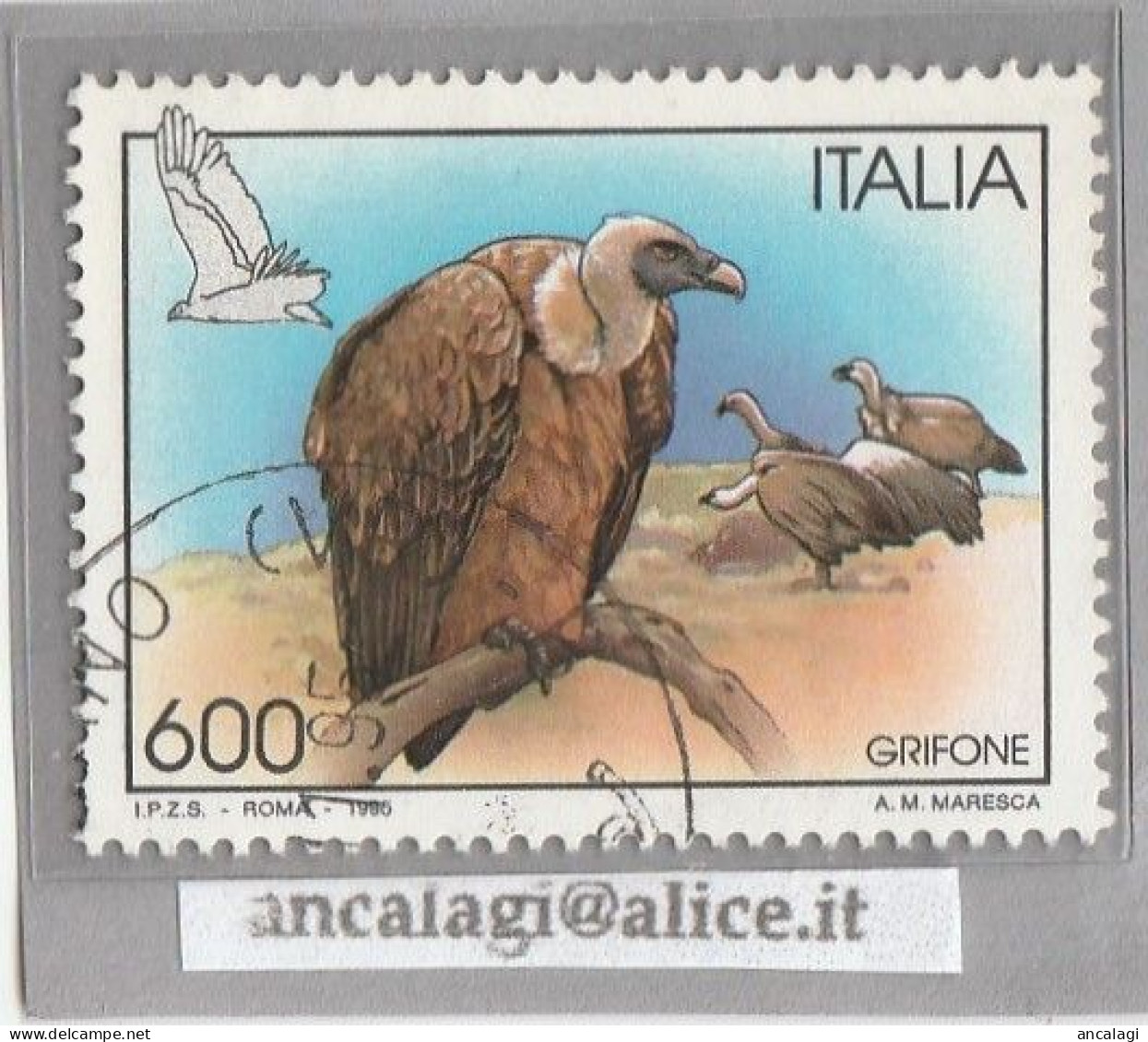 USATI ITALIA 1995 - Ref.0713 "UCCELLI" 1 Val. - - 1991-00: Used