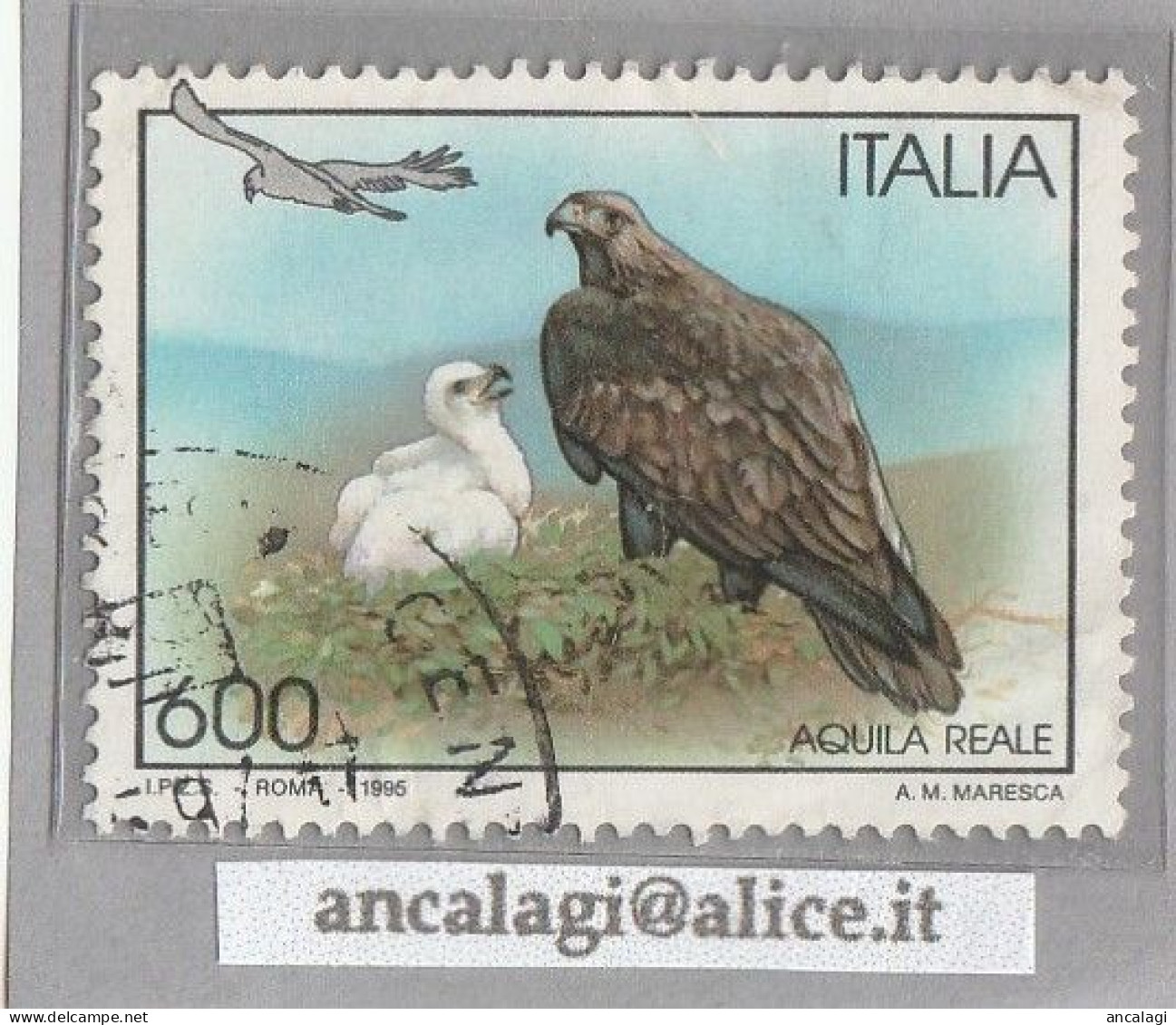 USATI ITALIA 1995 - Ref.0713A "UCCELLI" 1 Val. - - 1991-00: Gebraucht