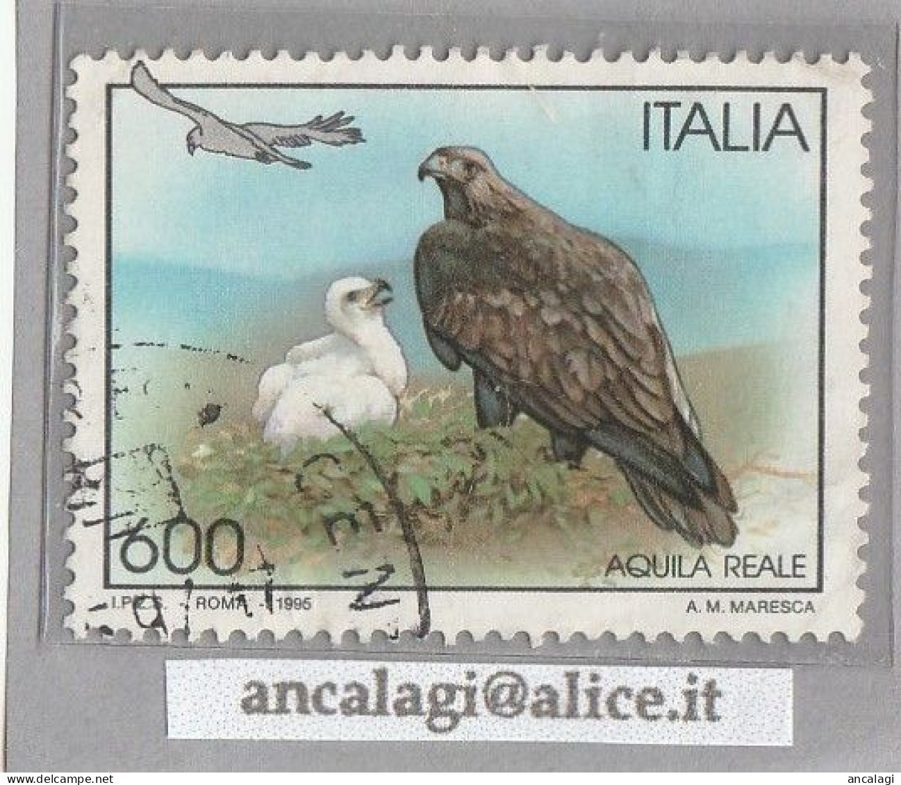 USATI ITALIA 1995 - Ref.0713A "UCCELLI" 1 Val. - - 1991-00: Used