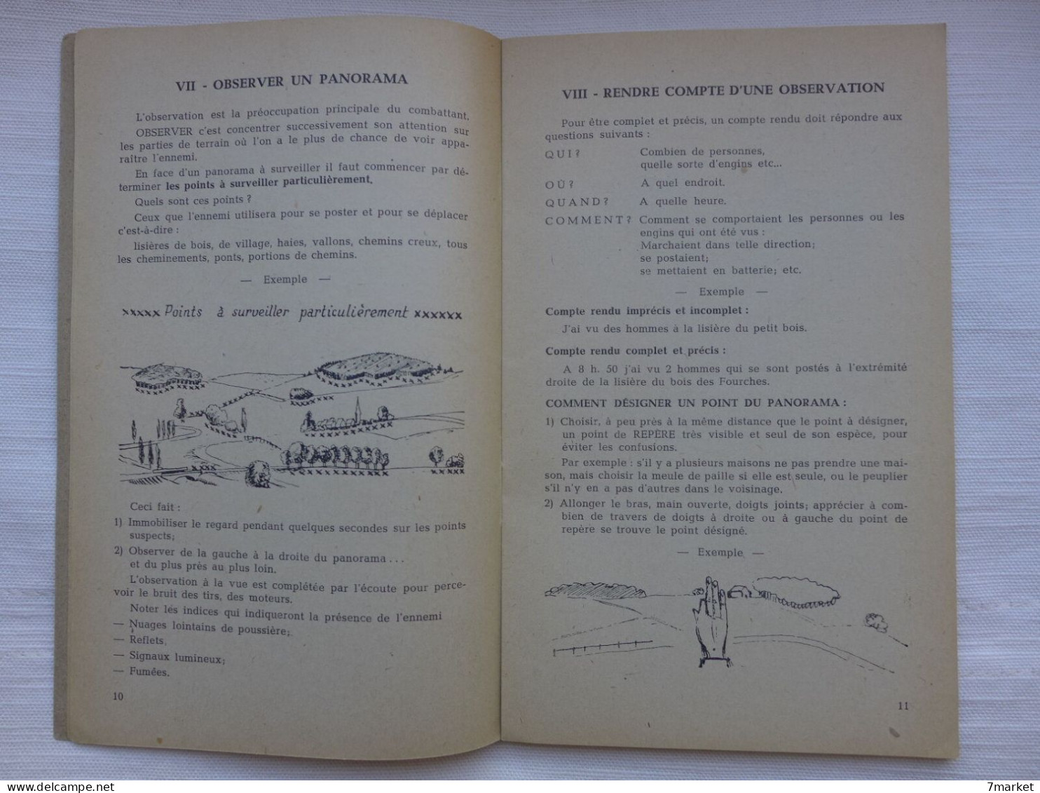 Ecole De Sous-Officiers - Strasbourg: Combat, Partie Commune à Toutes Les Armes / 1949 - Français