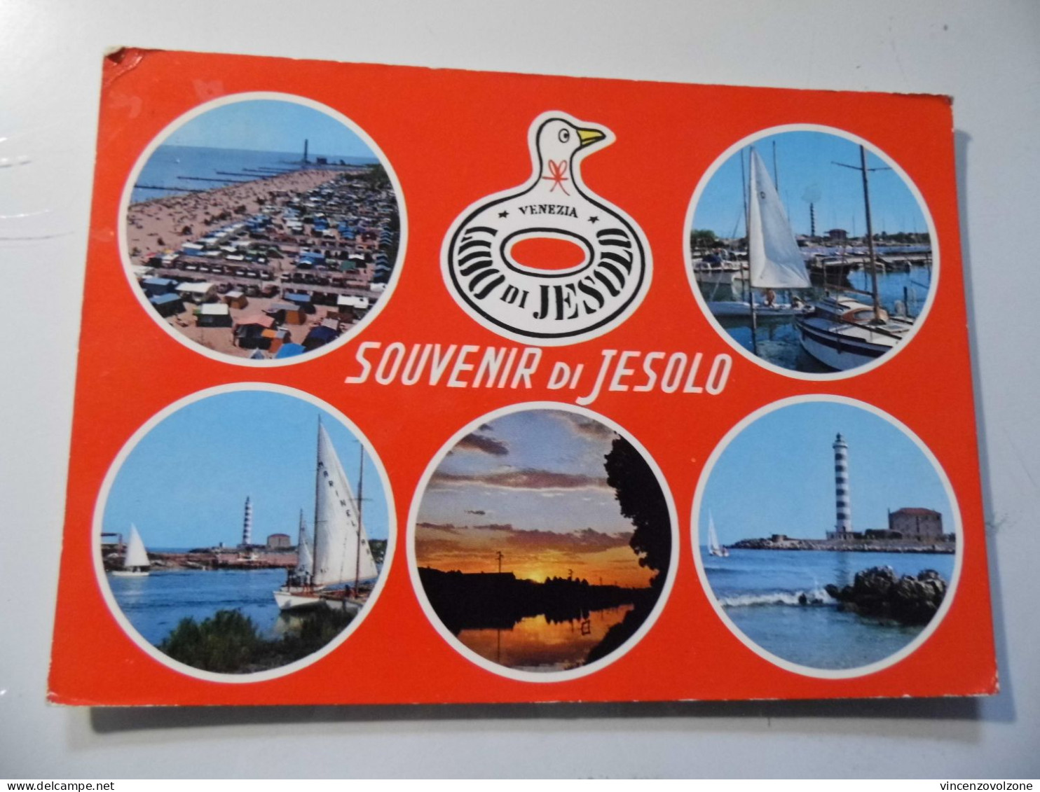 Cartolina Viaggiata "SOUVENIR DI JESOLO" Vedutine 1971 - Venezia (Venice)