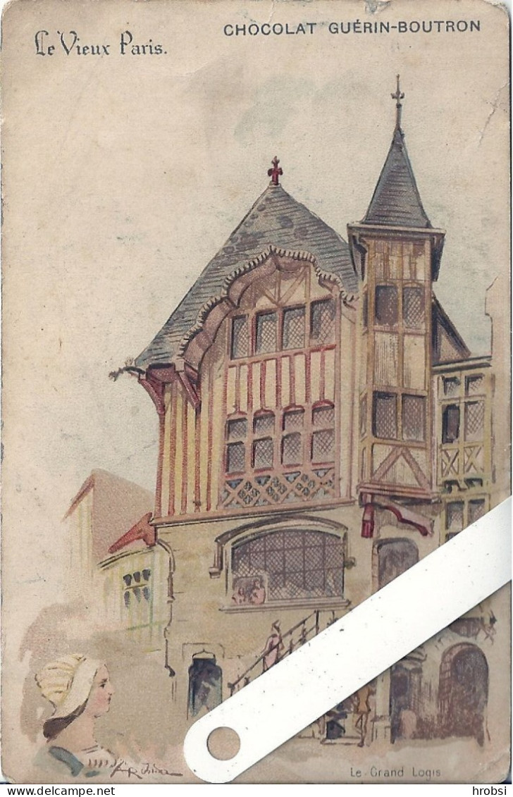 Illustrateur Alsace, Robida, Vieux Paris  Le Grand Logis, Expo 1900 - Robida