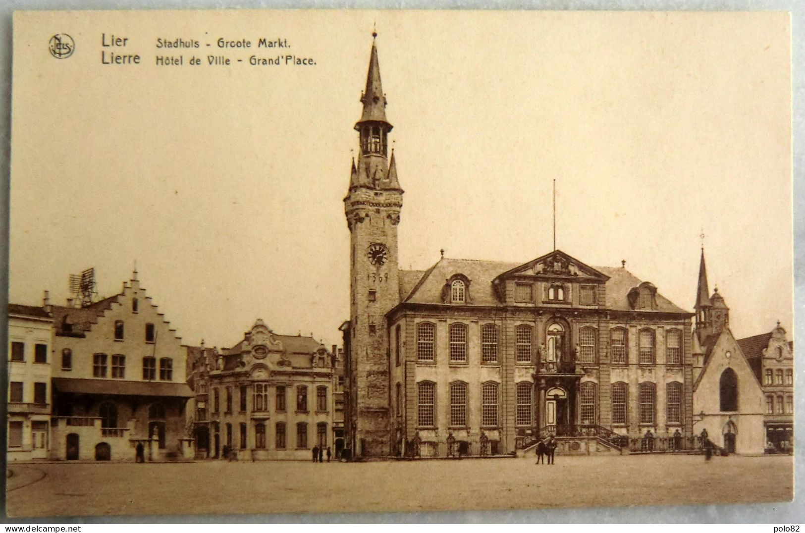 Alte Ansichtskarte / Postkarte - Belgien , Lier Hôtel De Ville, Grande Place - Lier