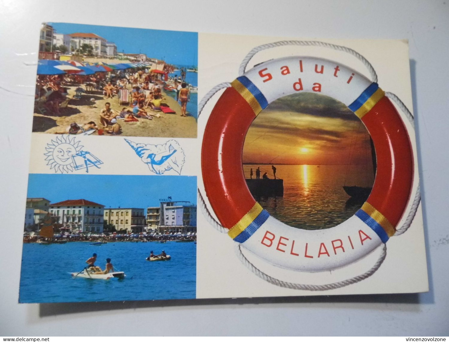 Cartolina Viaggiata "Saluti Da BELLARIA" Vedutine 1971 - Forlì