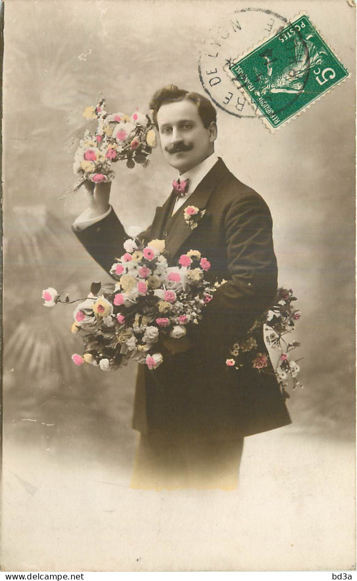 FANTAISIE - HOMME - MAN - BOUQUETS DE ROSES  - Männer