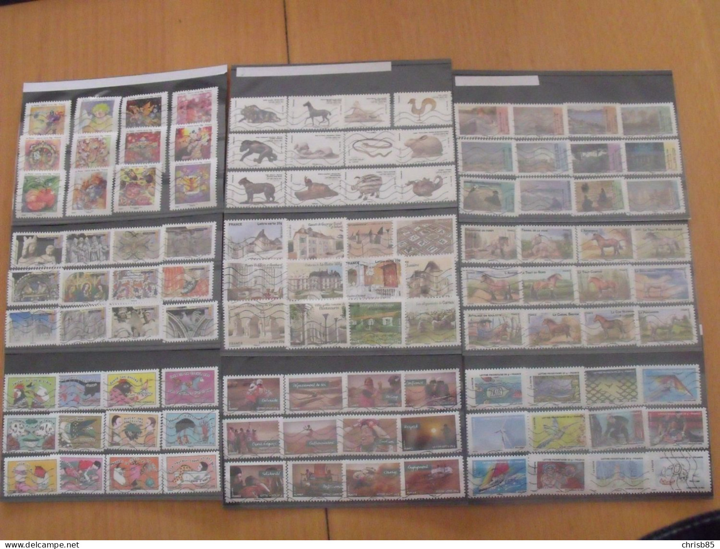 COLLECTION FRANCE OBLITERE 2009 A 2023  1676 TIMBRES DIFFERENTS 134 SERIES