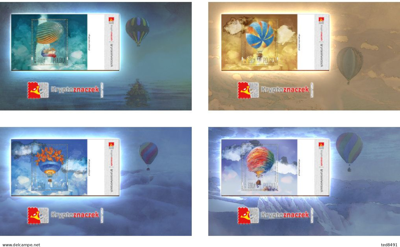 Poland 2024 - Cryptostamp "In The Sky" Collection 2.0,  Edition From 2000 To 7000 Pieces - Andere & Zonder Classificatie