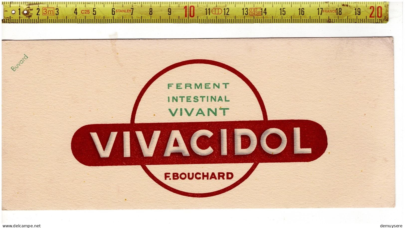 SOLDE 2015 - BUVARD - VIVAVIDOL - F. BOUCHARD - Autres & Non Classés