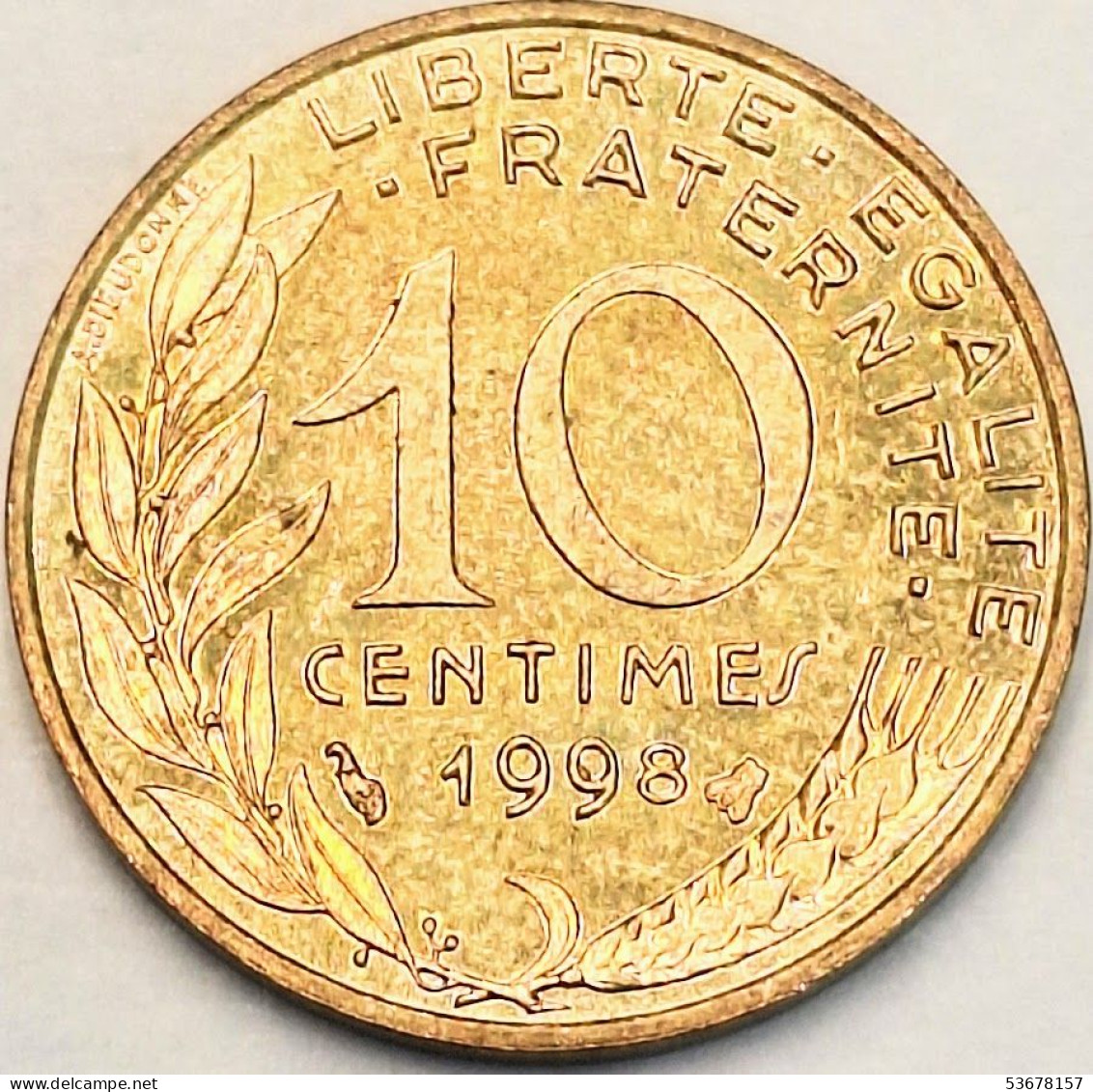 France - 10 Centimes 1998, KM# 929 (#4247) - 10 Centimes