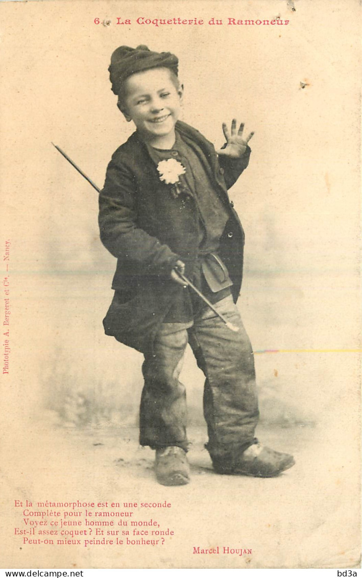 6 CPA BERGERET - ENFANTS -  LA COQUETTERIE DU RAMONEUR - Bergeret