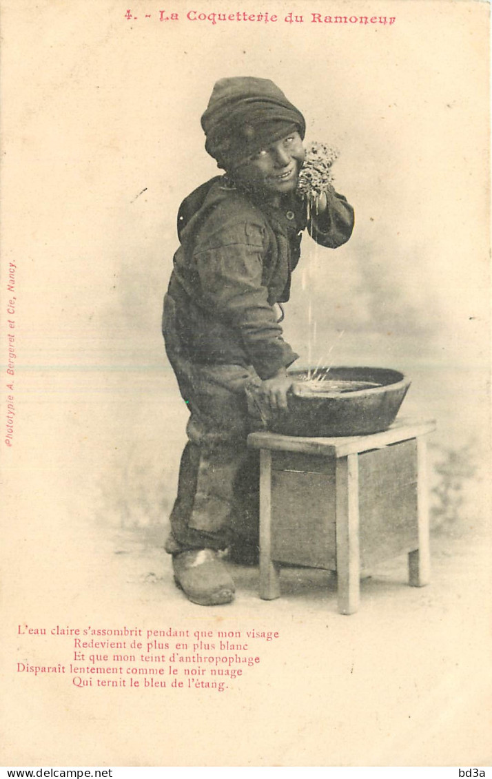 6 CPA BERGERET - ENFANTS -  LA COQUETTERIE DU RAMONEUR - Bergeret