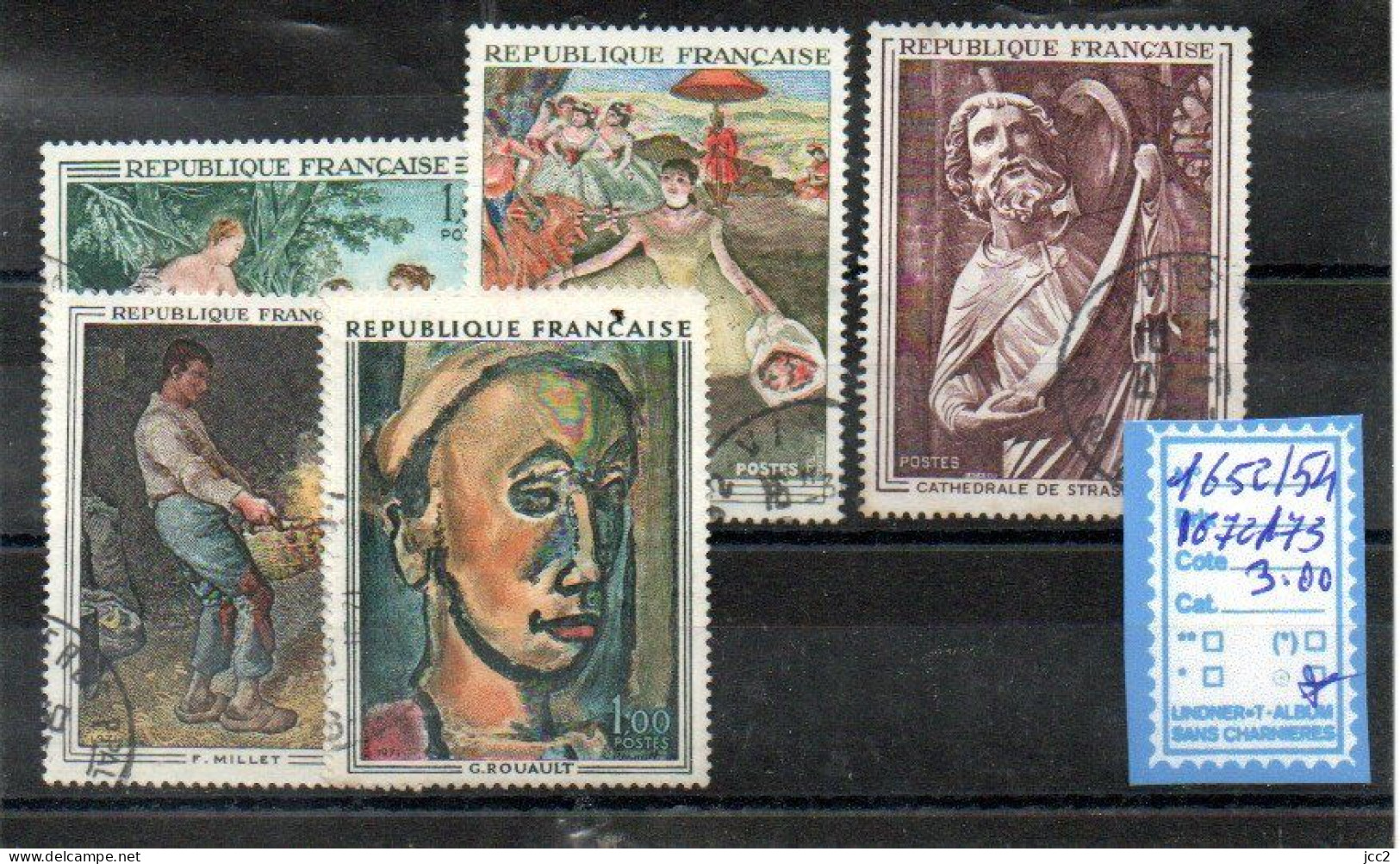 FRANCE OBLITERE - N° 1652/54+1672/73 - Used Stamps