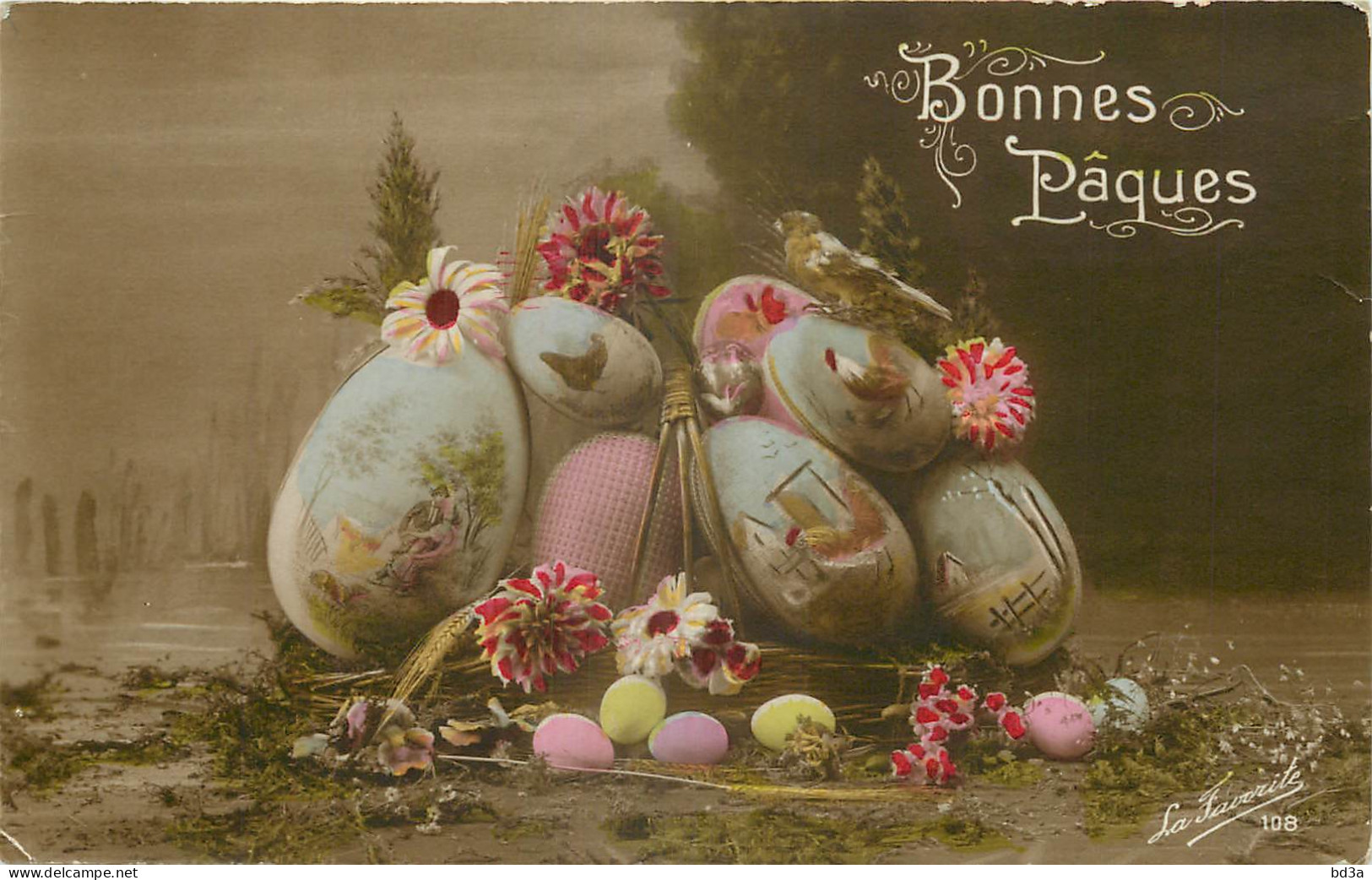 CPA FANTAISIE - BONNES PAQUES  - Easter