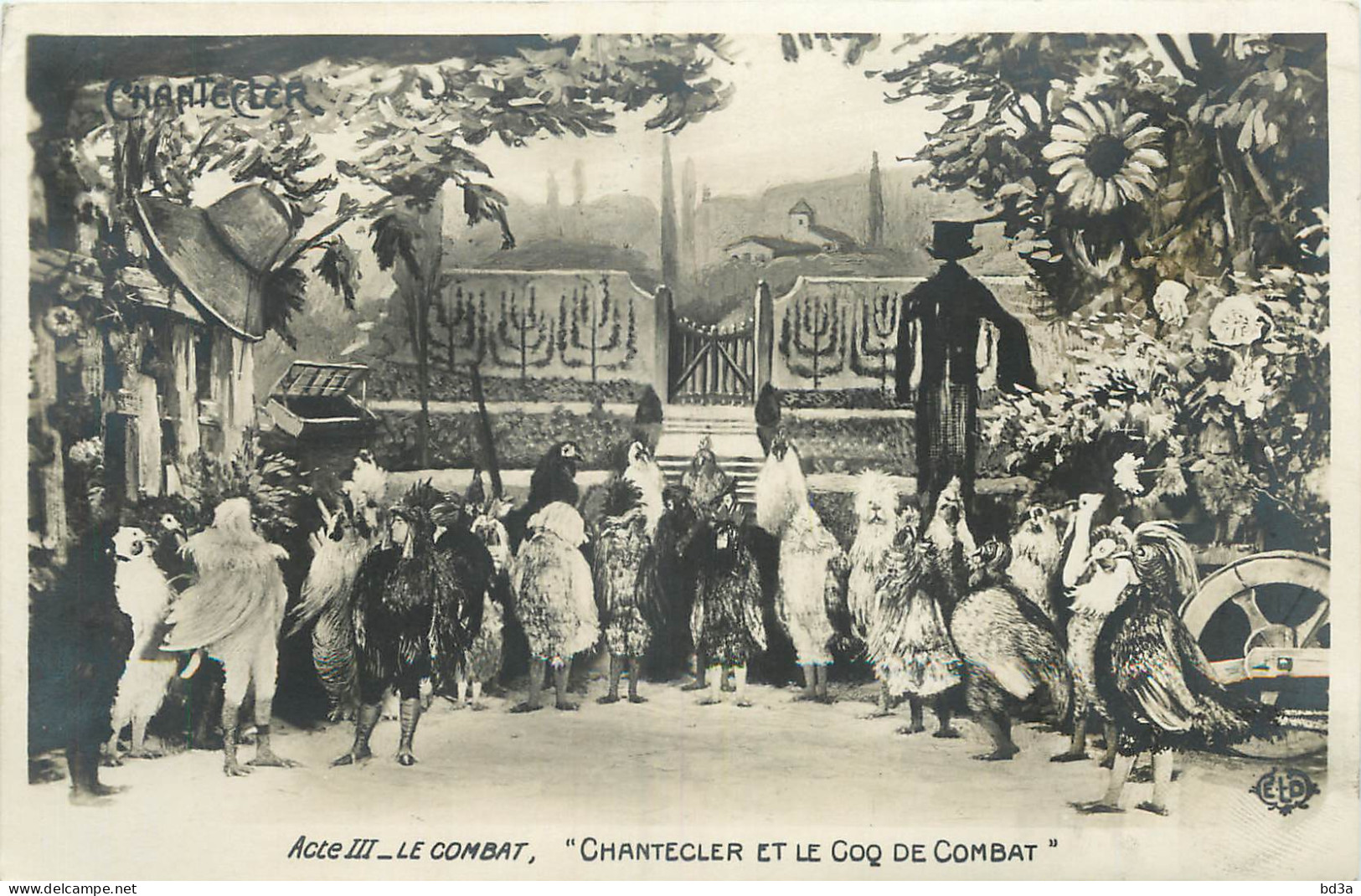  CHANTECLER - EDMOND ROSTAND - LOT DE 10 CARTES - Théâtre