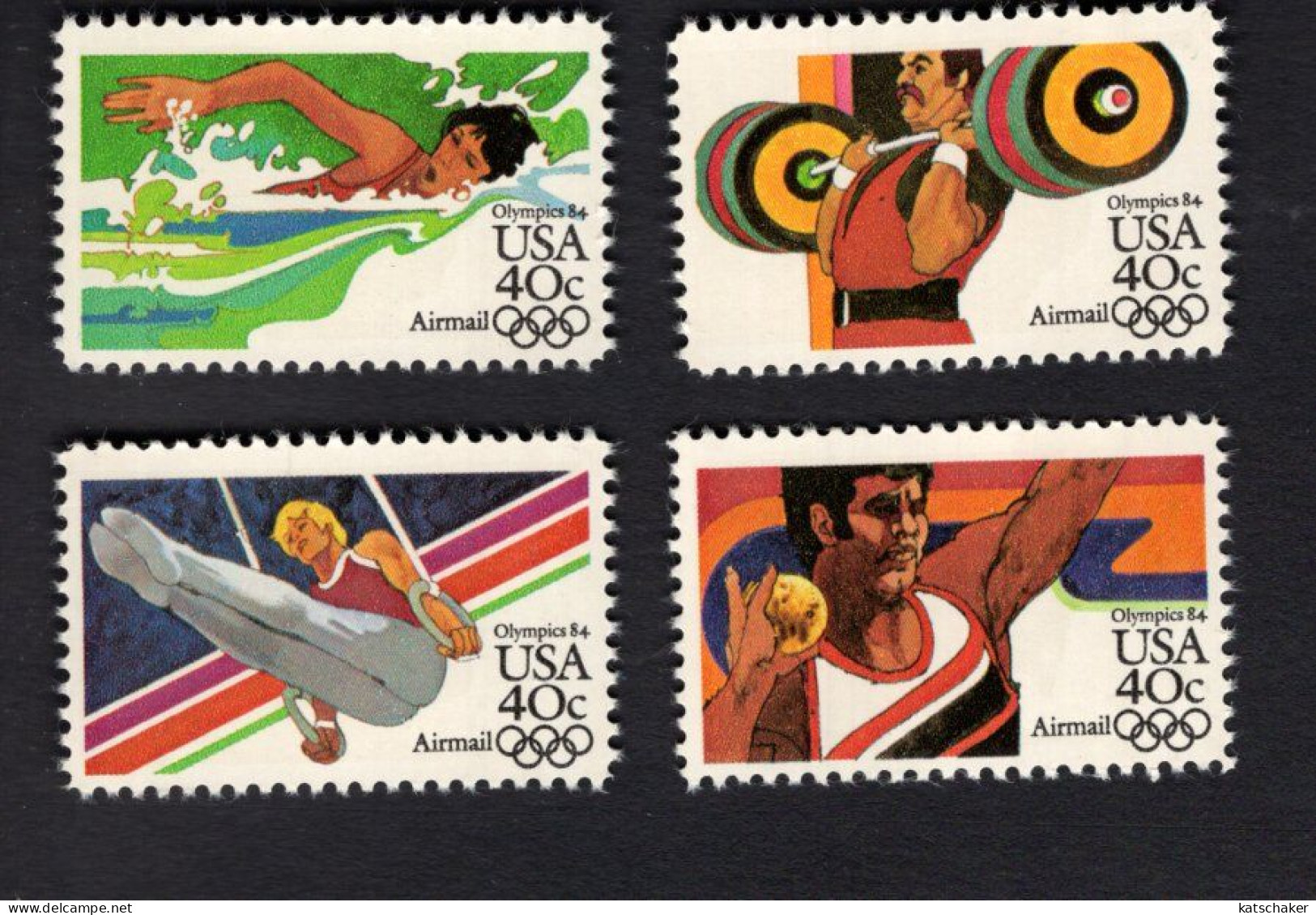 2010340490 1983 Scott C105 C108 (XX) POSTFRIS MINT NEVER HINGED - Summer Olympics - 3b. 1961-... Unused