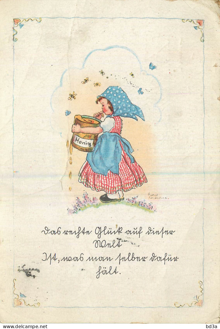 CPA  ENFANT - FILLETTE - LITTLE GIRL - BELLE ILLUSTRATION  - Other & Unclassified