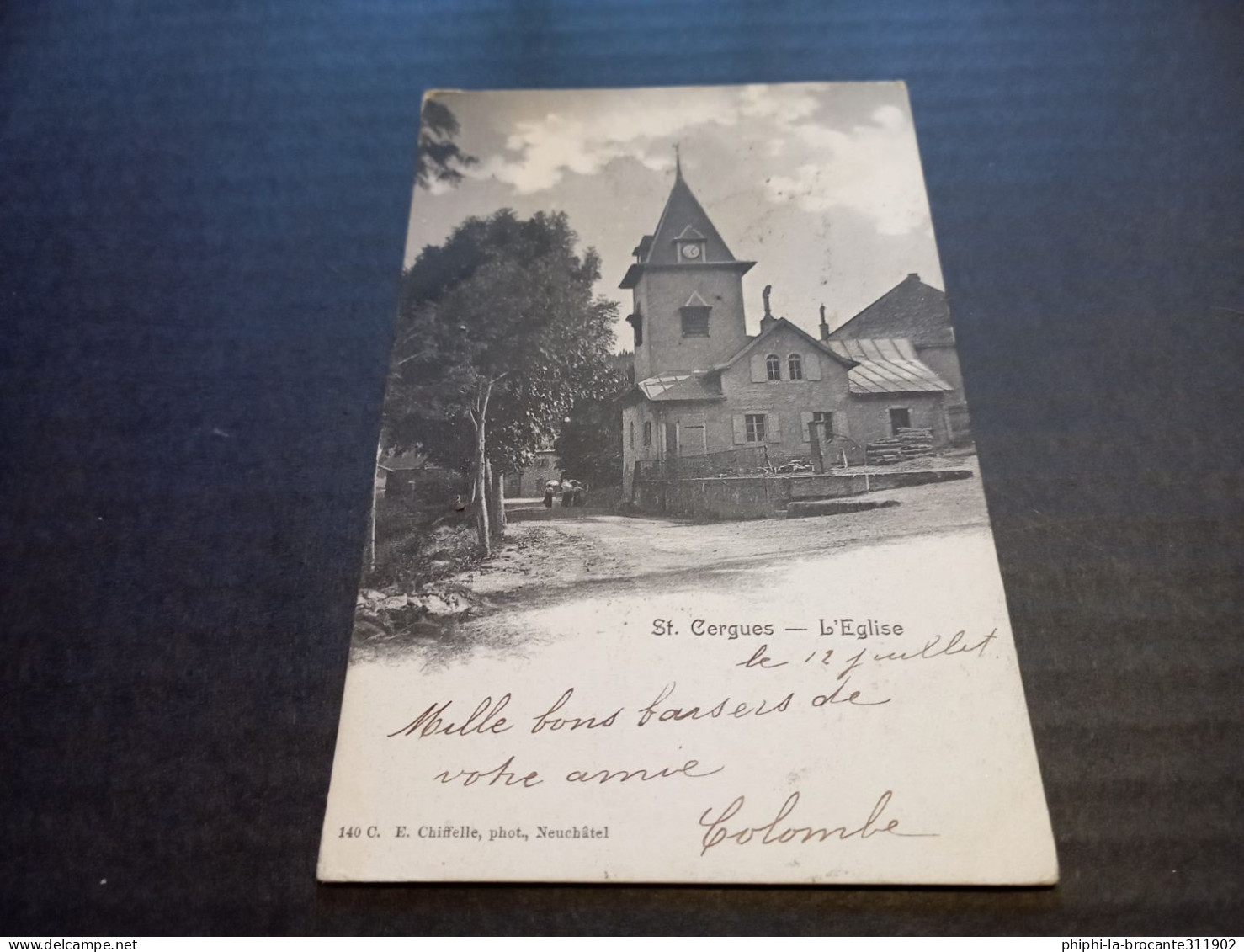 H12/294- L'église - Saint-Cergue