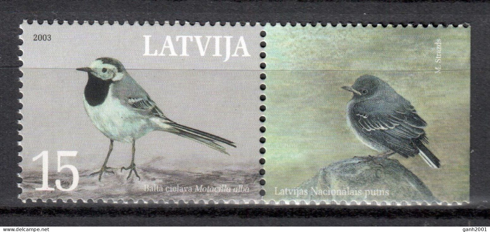 Latvia 2003 Letonia / Birds MNH Vögel Aves Oiseaux Ucelli / Cu21907  40-21 - Other & Unclassified