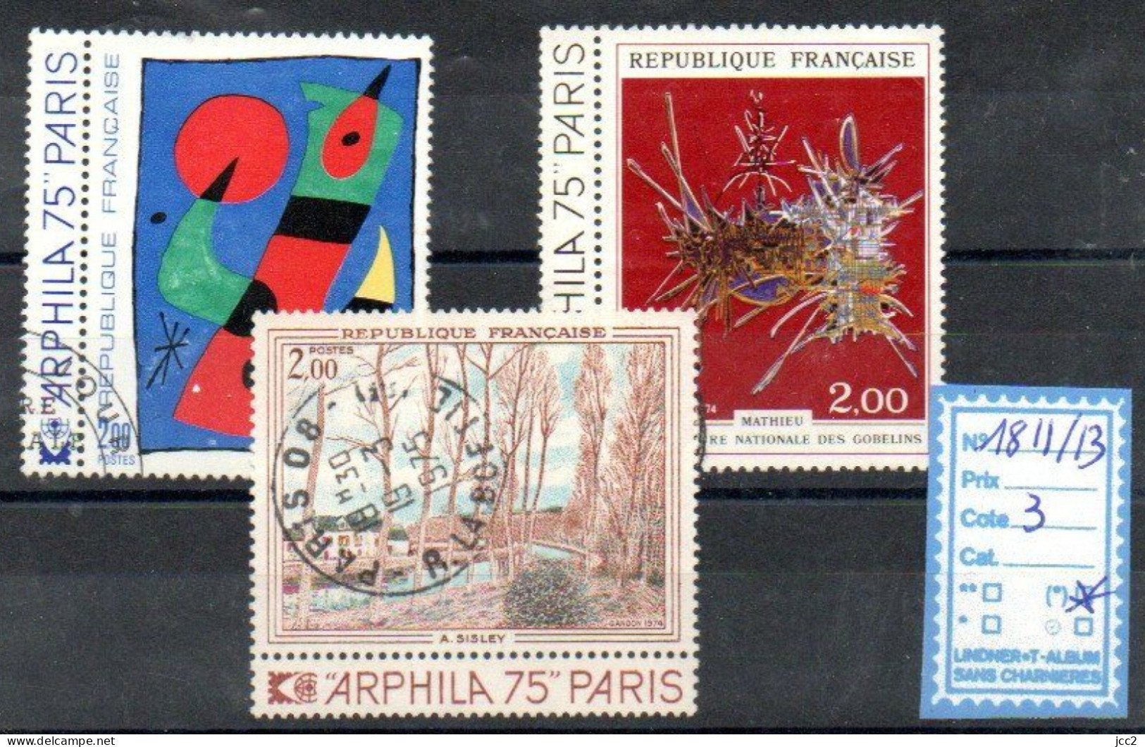 FRANCE OBLITERE - N° 1811/13 - Used Stamps