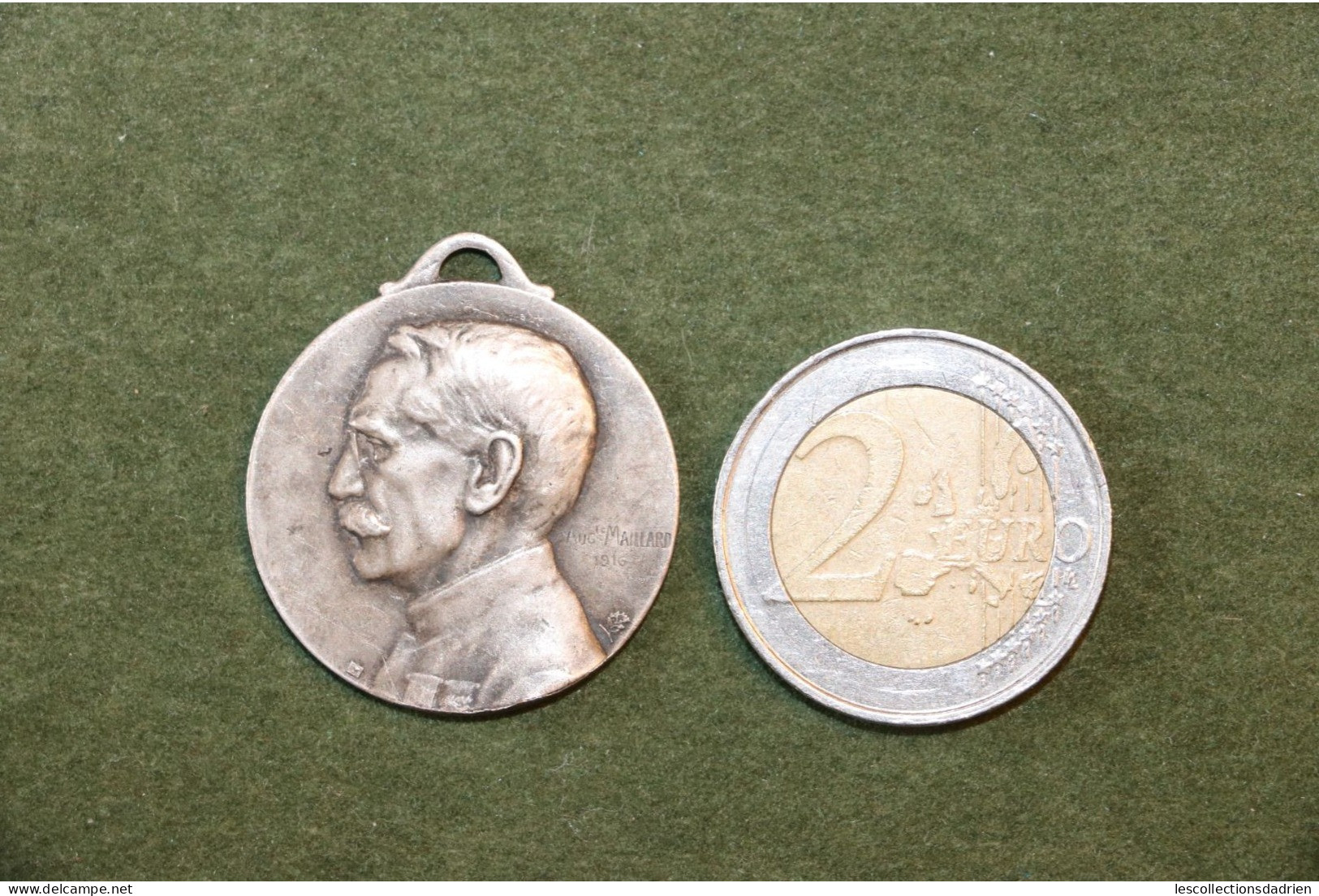 Médaille Française  Paris 1914-1916 Général Gallieni - Guerre 14-18 - French Medal WWI Médaillette Journée  Maillard /2 - Frankreich