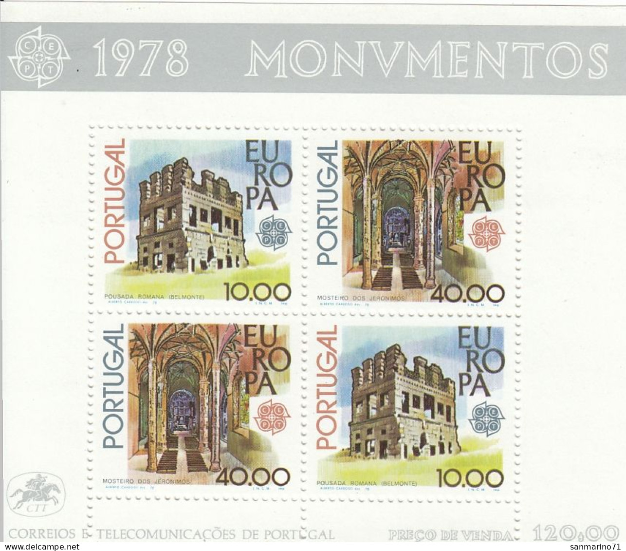 PORTUGAL Block 23,unused (**) - Blocks & Sheetlets