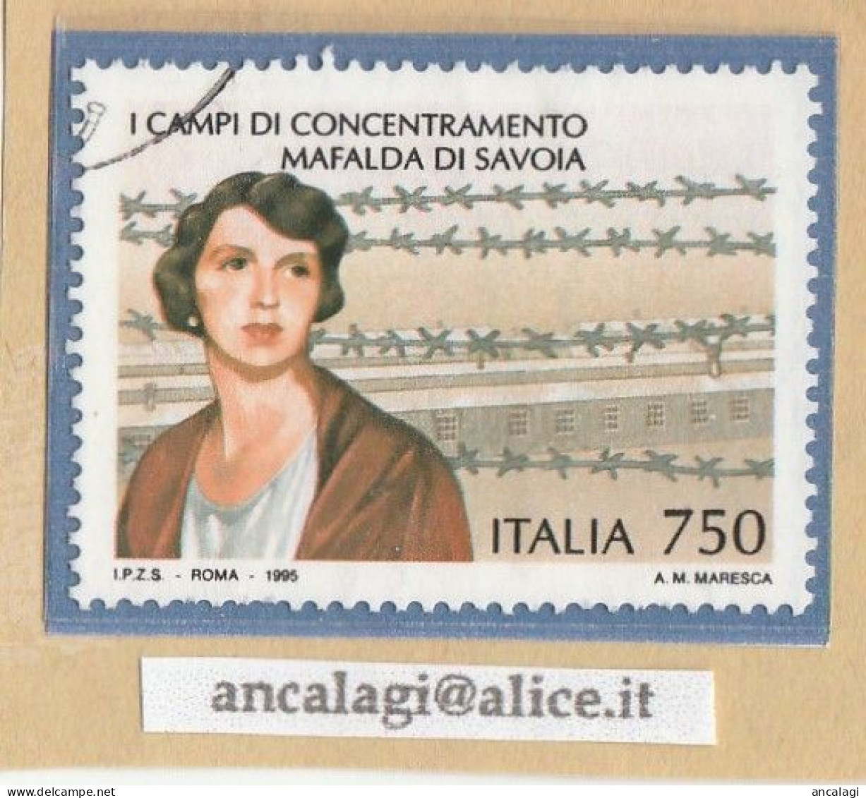 USATI ITALIA 1995 - Ref.0715A "AVVENIMENTI STORICI DELLA 2^ GUERRA" 1 Val. - - 1991-00: Gebraucht