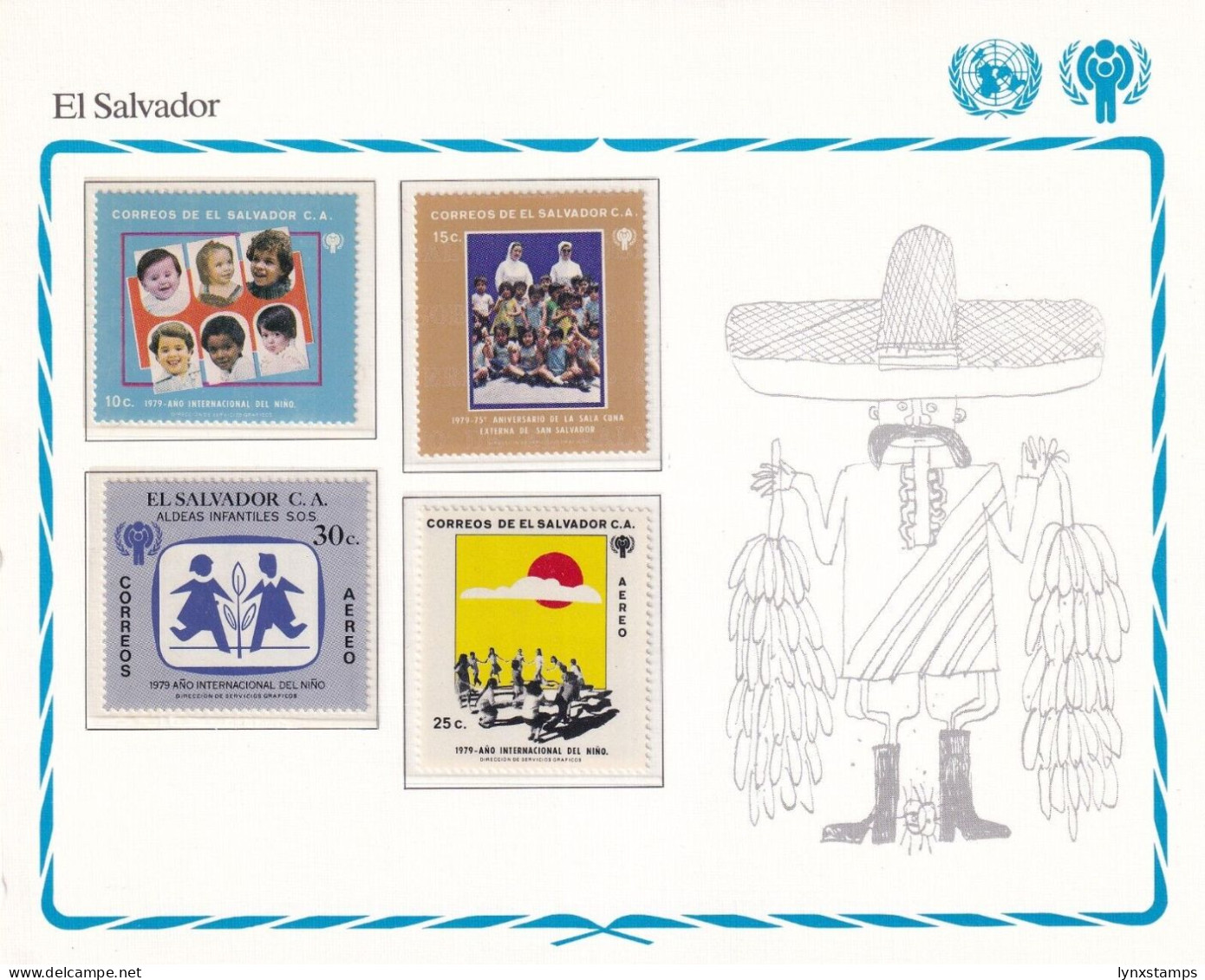 SA06 El Salvador 1979 International Year Of The Child Mint Stamps - Salvador