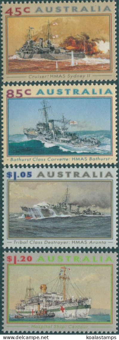 Australia 1993 SG1397-1400 WWII Ships Set MNH - Otros & Sin Clasificación