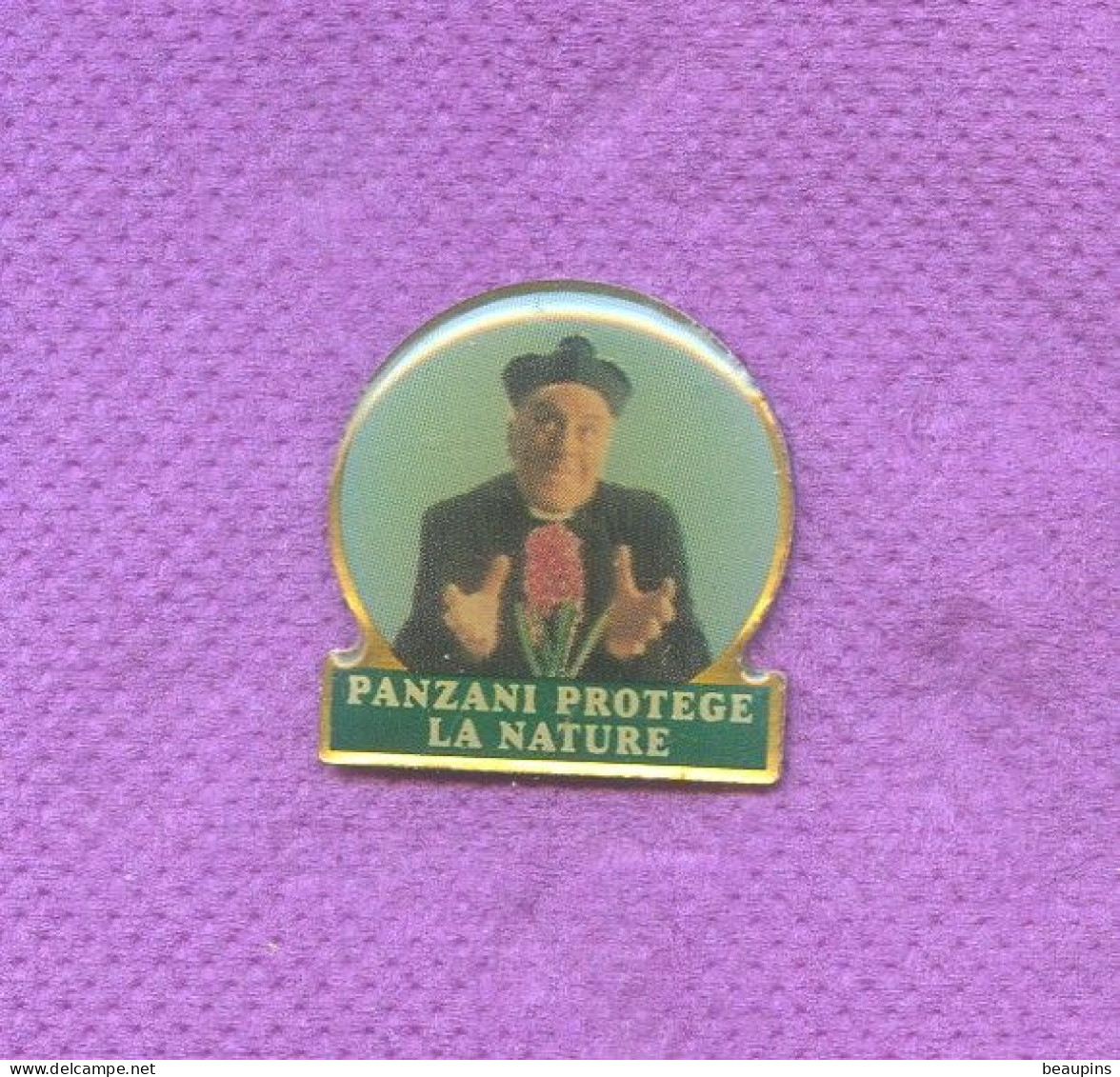 Rare Pins Religion Cure Panzani Protege La Nature Fleur N617 - Alimentation