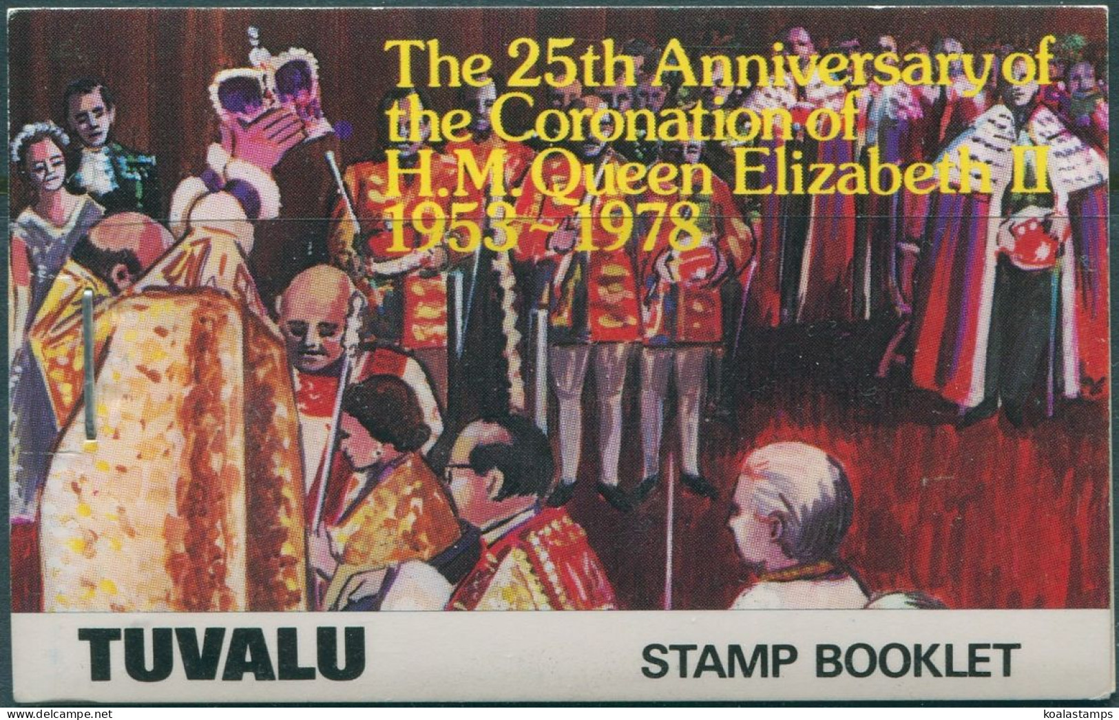 Tuvalu 1978 SG89-92 Coronation Booklet With 2 Sets - Tuvalu