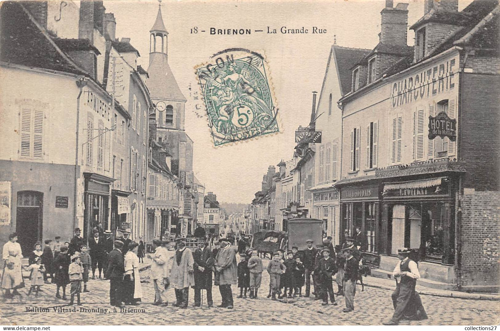 89-BRIENON- LA GRANDE RUE - Brienon Sur Armancon