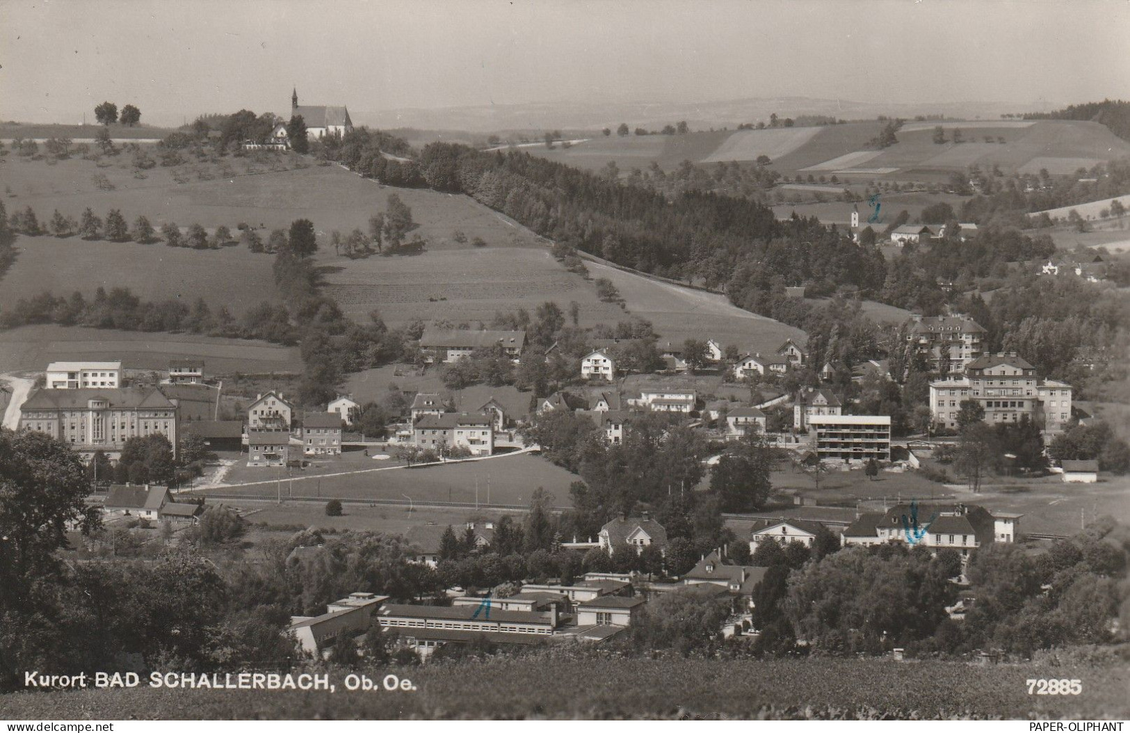 A 4701 BAD SCHALLERBACH, Blick über Den Ort, 1963 - Bad Schallerbach