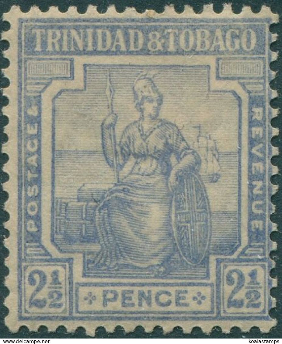 Trinidad & Tobago 1913 SG151 2½d Blue Britannia MH - Trinidad & Tobago (1962-...)